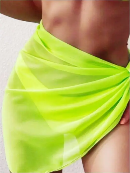 JuliaVAfashion Парео пляжное большое накидка на купальник, вариант, фото 3