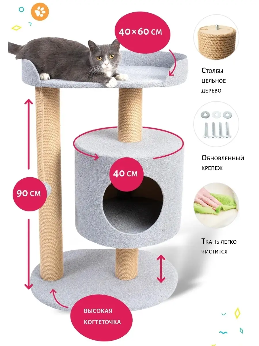 Как сделать домик для кота? Когтеточка своими руками - продолжение