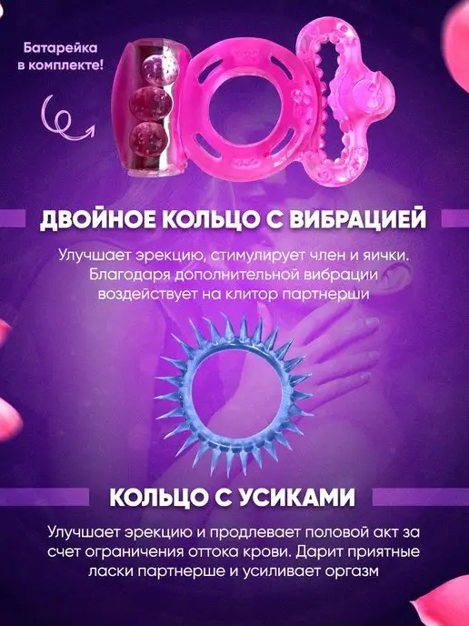 POVZROSLOMU Насадка на член эрекционное виброкольцо, вариант, фото 3