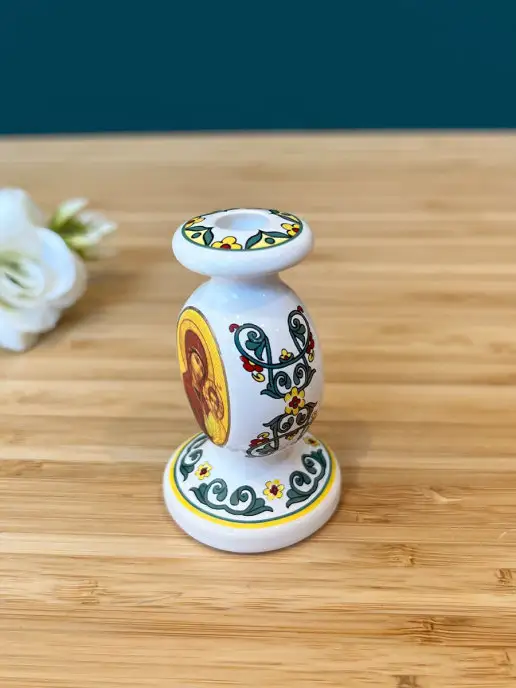 Керамика для души подсвечник, оранжевый, фото 2