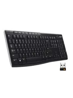 Клавиатура беспроводная Logitech Wireless K270 Logitech 76288523 купить за 2 618 ₽ в интернет-магазине Wildberries