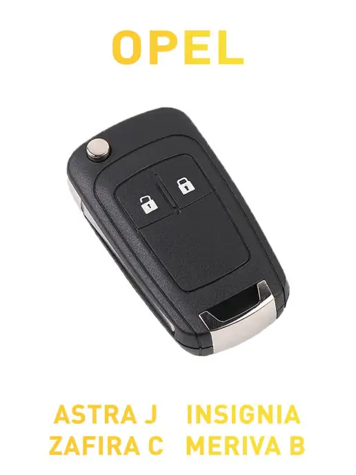LobovikPropusk Корпус автомобильного ключа Opel Astra Insignia Meriva, черный, фото 2