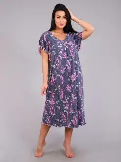 ночная сорочка на большие размеры ROYAL TEXTIL 76384497 купить за 927 ₽ в интернет-магазине Wildberries