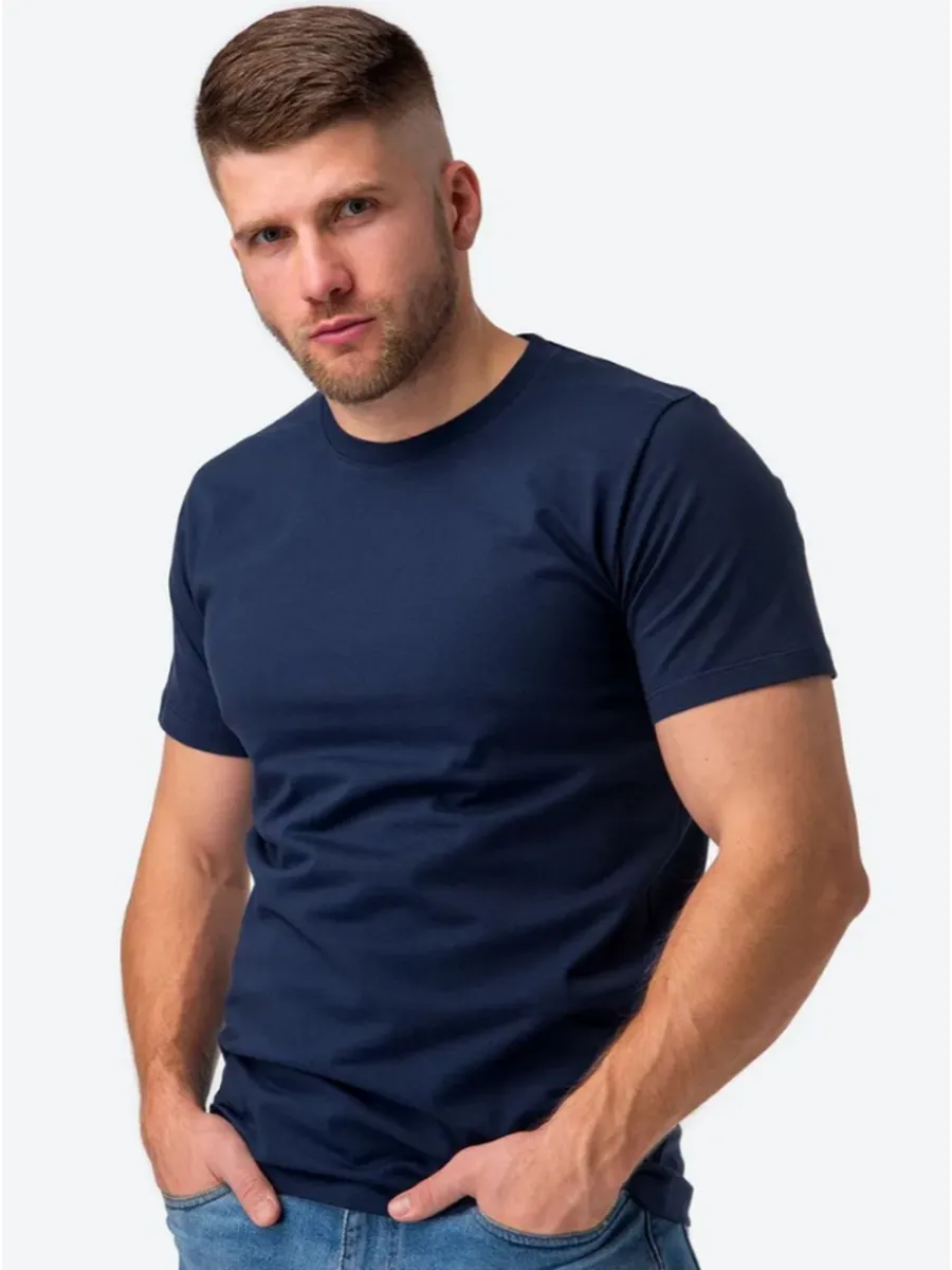 Футболка спортивная хлопок однотонная