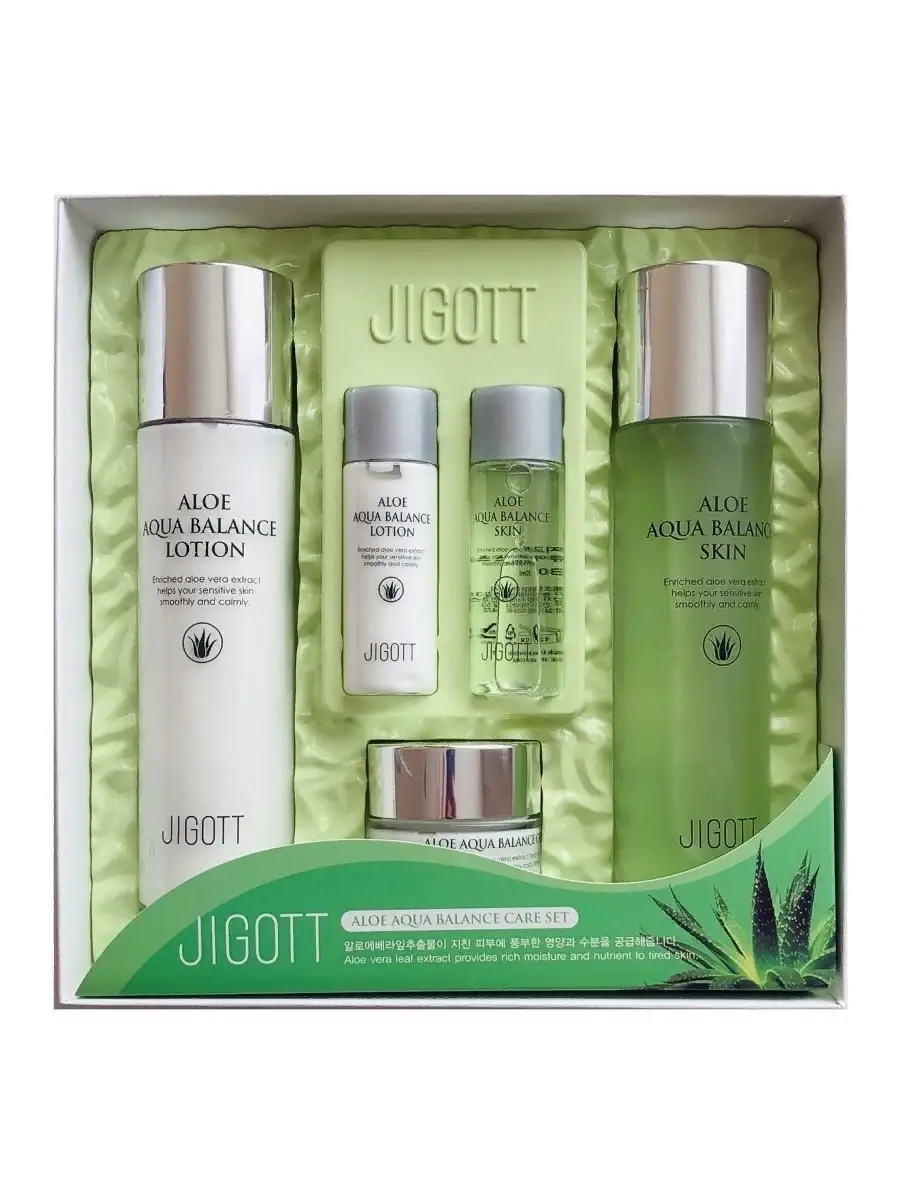 Aloe Aqua Balance Skin Care 3Set Набор для лица с алоэ