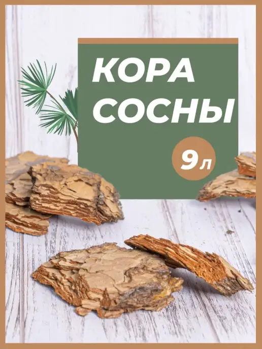 Кора сосны в ландшафтном дизайне