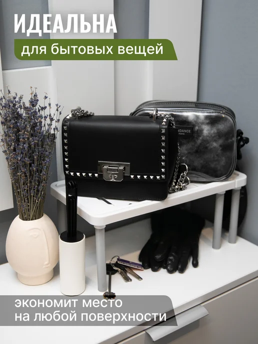 Кухня Мечты Полка раздвижная в шкаф на кухню 60см, 2 штуки, белый, фото 6