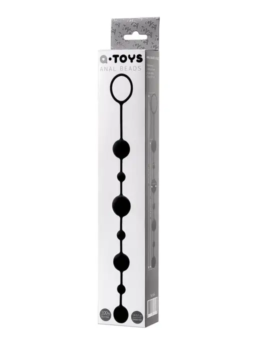 A-Toys by TOYFA Анальная цепочка, черный, фото 2