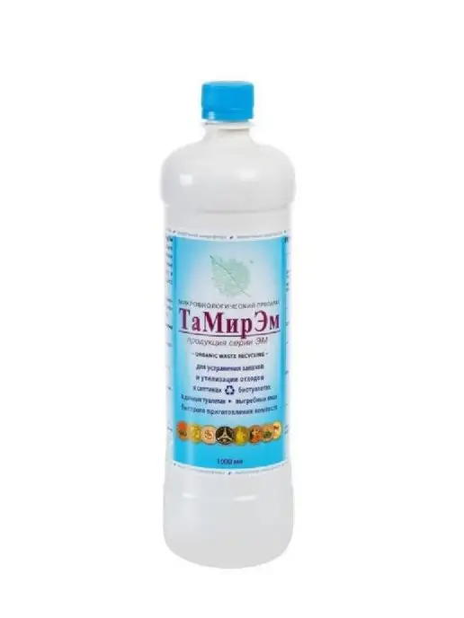 Средство для септика ТаMир Эм для туалетов выгребных ям 1 л, 1 л, фото 2