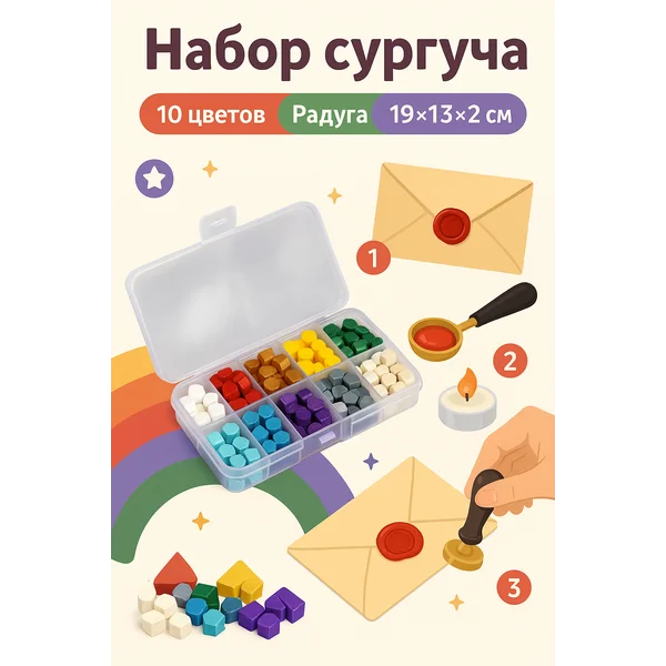 Набор гранул сургуча для сургучной печати