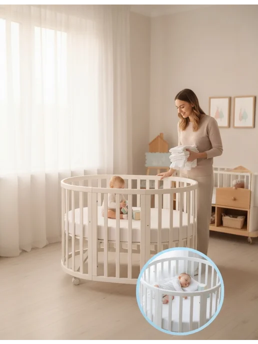 BabyGood Наматрасник непромокаемый Овальный 75х125 см на резинке, 75x125 см, фото 3