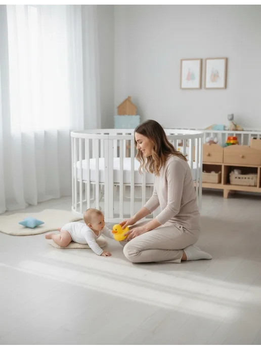 BabyGood Наматрасник непромокаемый Овальный 75х125 см на резинке, 75x125 см, фото 5