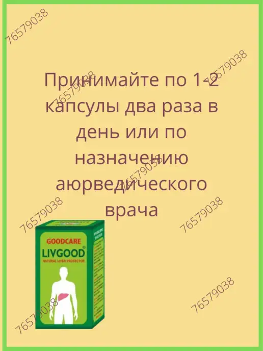 AumRa LivGood Natural Liver Protector ЛивГуд, вариант, фото 4