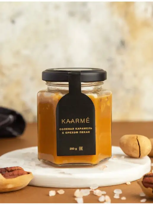 Kaarme Топпинг карамель соленая с пеканом для кофе, вариант, фото 6