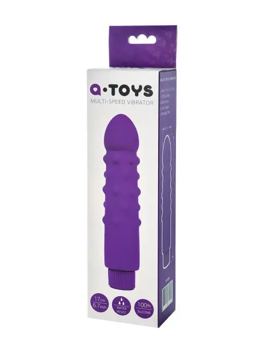 A-Toys by TOYFA Вибратор, 17 см, фиолетовый, фото 5