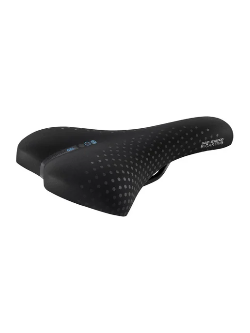 Selle San Marco Седло велосипедное гелевое SPORTIVE GEL комфорт S, черный, фото 2