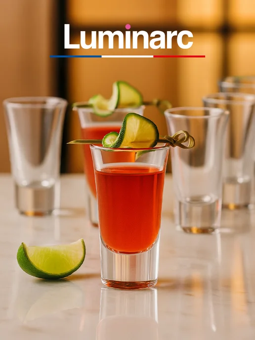 LUMINARC Рюмки для водки Нью-Йорк 50 мл, 6 шт, 6 шт, 50 мл