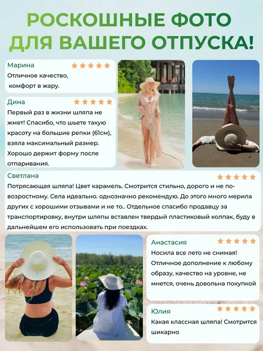 WOW Miami Летняя шляпа пляжная, желтый, фото 5