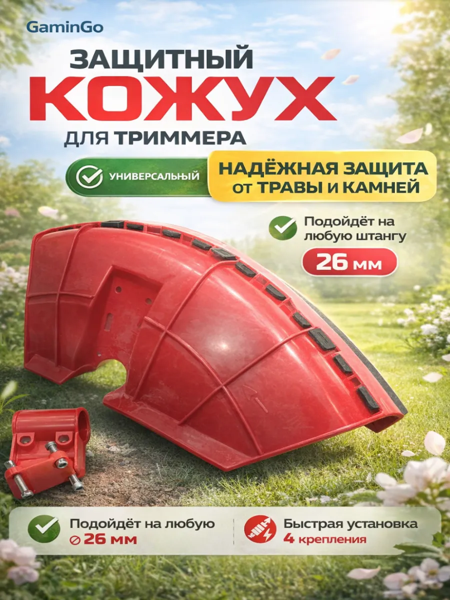 Кожух защитный в сборе под штангу 26 мм