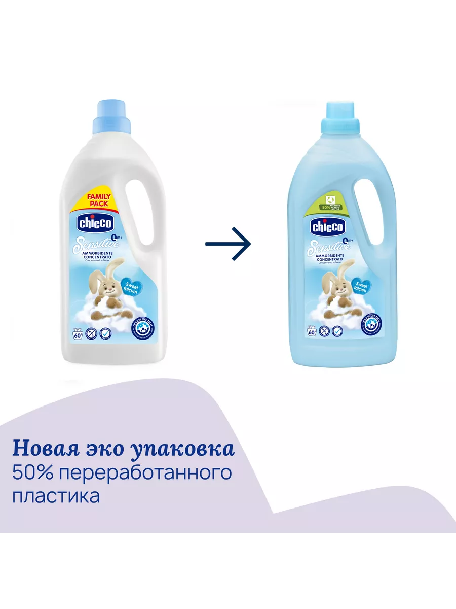 Кондиционер для белья, стирка, ополаскиватель детский 1,5 л CHICCO 76737197  купить за 1 212 ₽ в интернет-магазине Wildberries