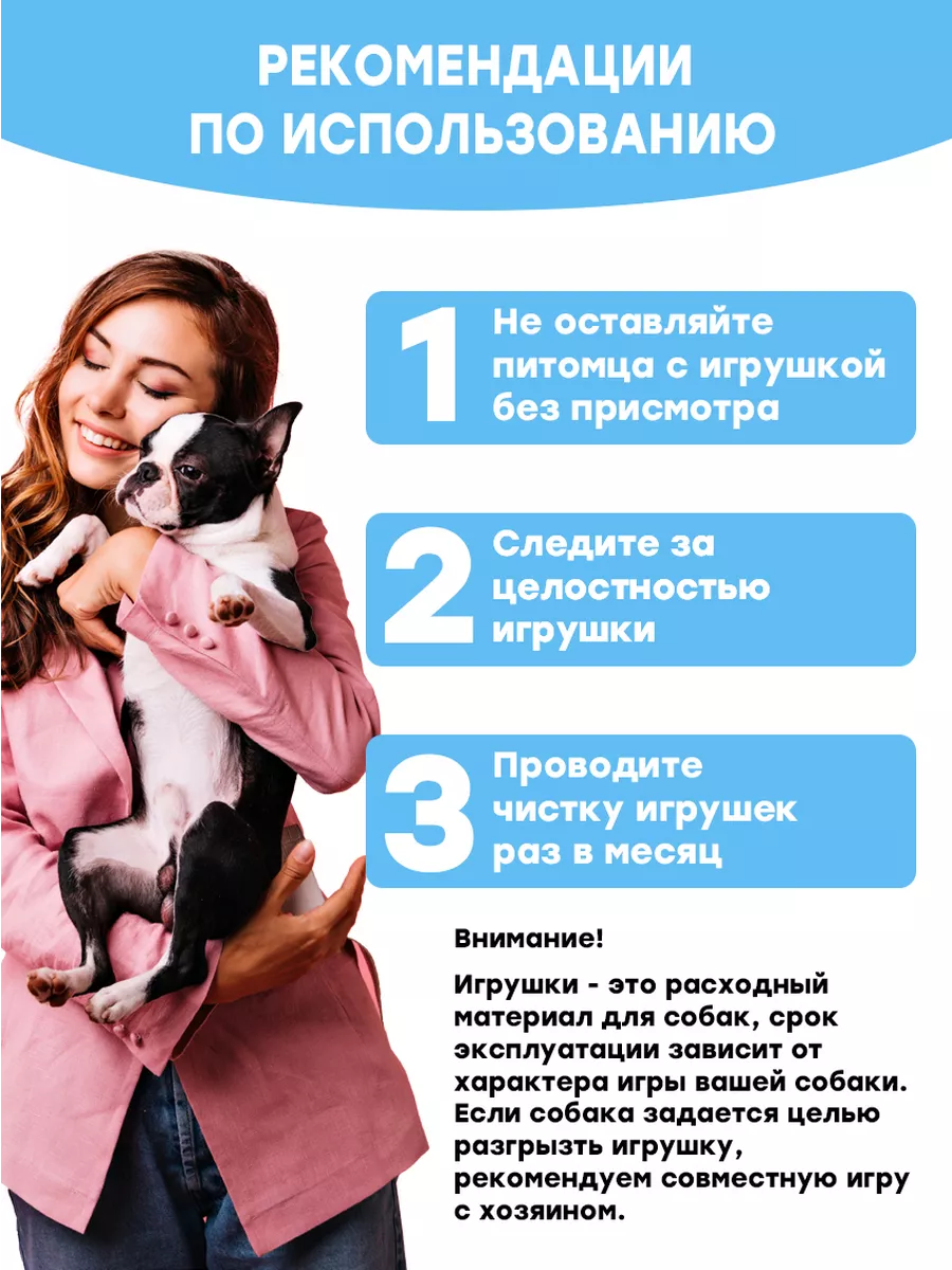 Игрушки для собак мелких и средних пород, для щенков набор Fan Pets  76764519 купить за 498 ₽ в интернет-магазине Wildberries