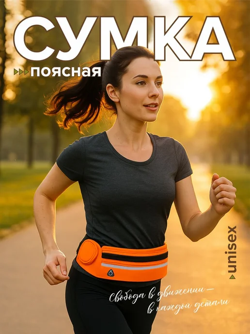 Vola Поясная сумка для бега, оранжевый