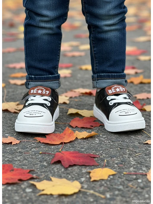 Kids Top Top Пинетки с подошвой на весну, черный, фото 4