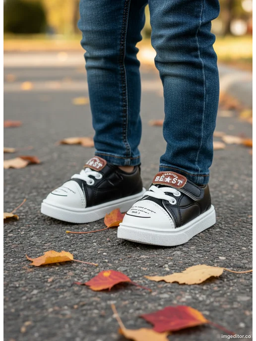 Kids Top Top Пинетки с подошвой на весну, черный, фото 5