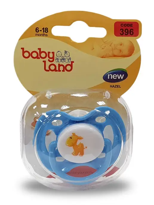 Baby Land Набор пустышка с держателем прищепкой соска круглая 6-18мес, голубой, фото 6
