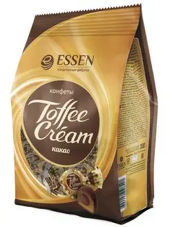 Конфеты TOFFEE CREAM какао, 200 гр. ESSEN 76984499 купить за 83 ₽ в интернет-магазине Wildberries