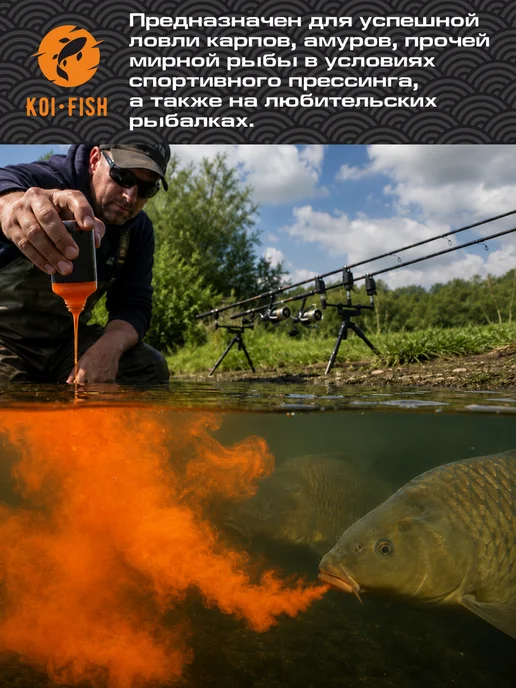 FFEM Baits Жидкое питание Ликвид FFEM ZIG-Rig Cloud Agent Orange, оранжевый, фото 5