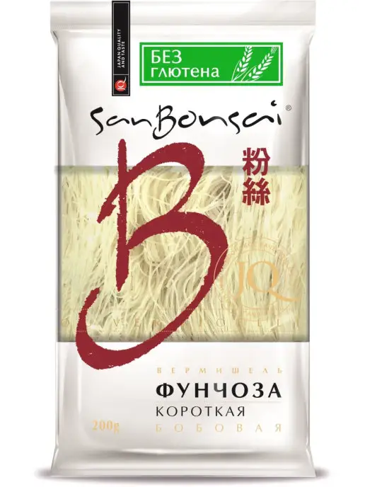 SanBonsai Вермишель бобовая Фунчоза короткая, 200гр, 200 г, фото 3