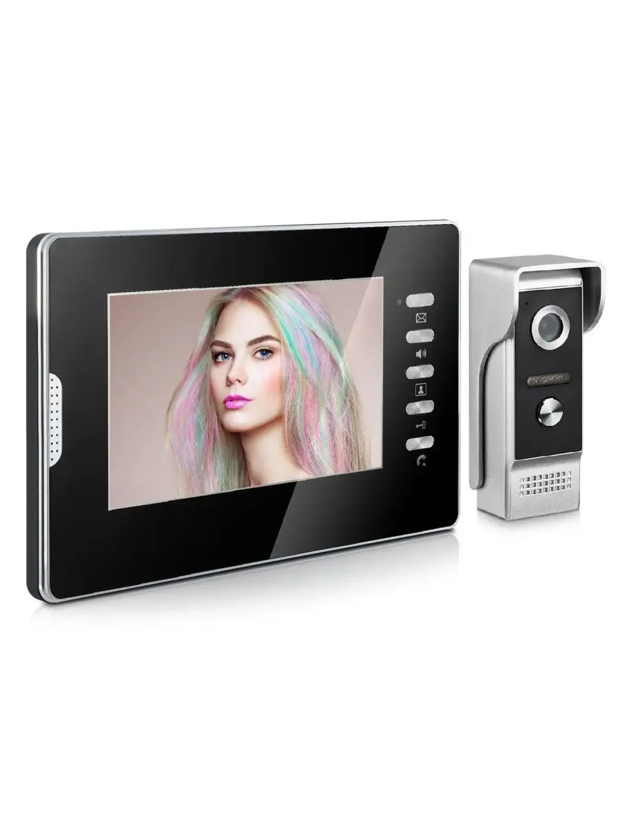 EP-7300 black цветной HD домофон в офис