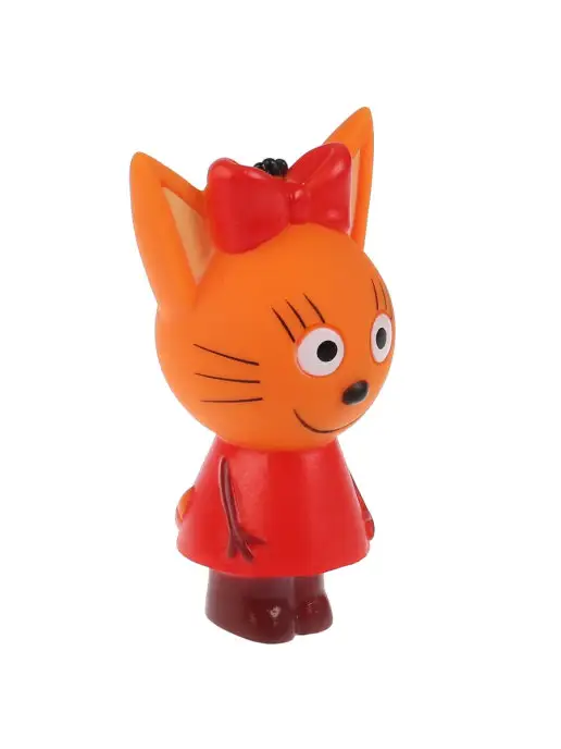 Капитошка Игрушка для купания в ванной Три Кота Карамелька, белый, фото 8