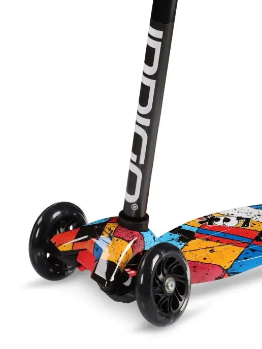 INDIGO Sport Самокат детский трехколесный INDIGO BRIGHT до 50 кг, 50 кг, фото 3