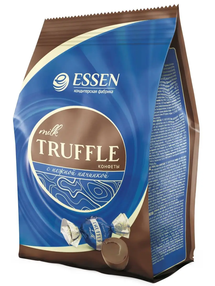 Конфеты TRUFFLE MILK, 200 гр. ESSEN 77238794 купить за 117 ₽ в  интернет-магазине Wildberries