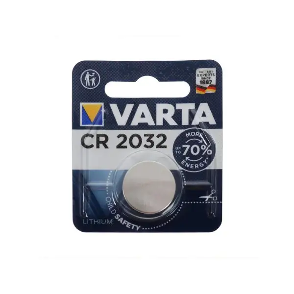 Батарейка литиевая Varta, CR2032-1BL, 3В, блистер, 1 шт
