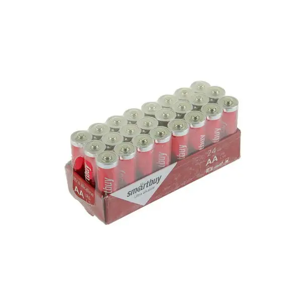 Батарейка алкалиновая Smartbuy Ultra, AA, LR6-24BOX, 1.5В, набор 24 шт.