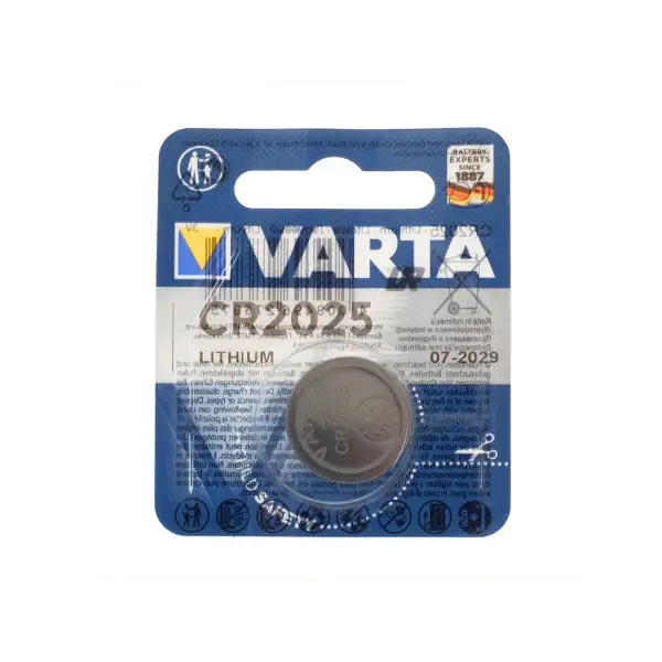 Батарейка литиевая Varta, CR2025-1BL, 3В, блистер, 1 шт