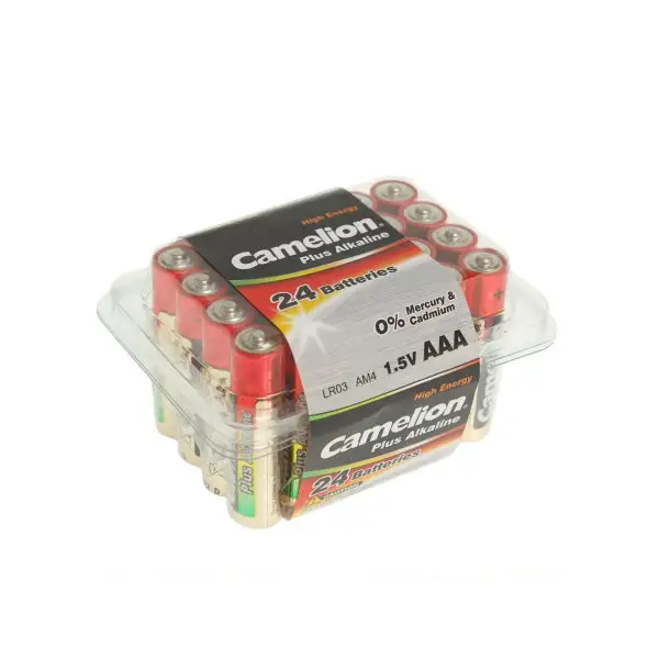 Батарейка алкалиновая, AAA, LR03-24BOX (LR03-PB24)