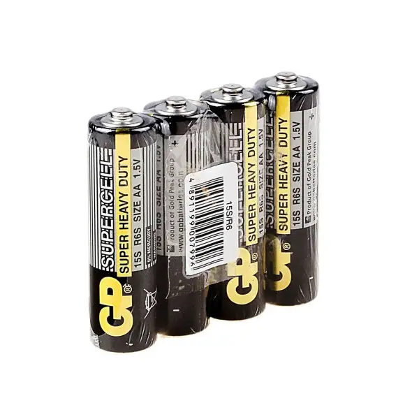 Батарейка солевая GP Supercell Super Heavy Duty AA