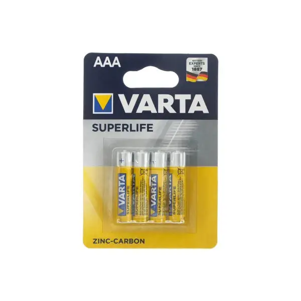 Батарейка солевая AAA, R03-4BL, 1.5В, 4 шт