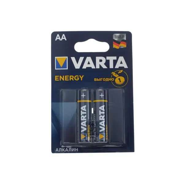 Батарейка алкалиновая AA, LR6-2BL, 1.5В, 2 шт