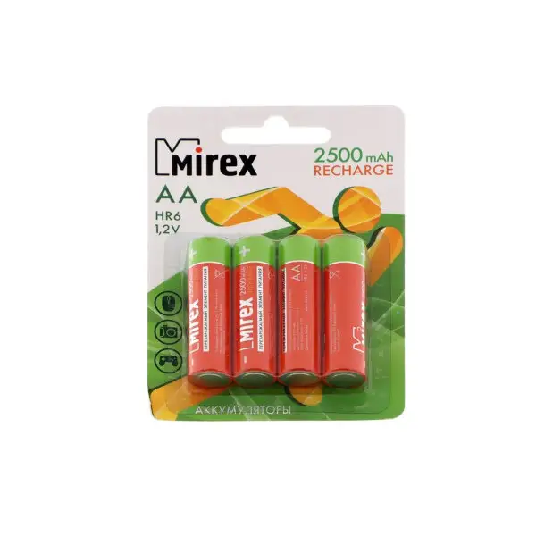 Аккумулятор Mirex, 1400 мАч, блистер, 4 шт.
