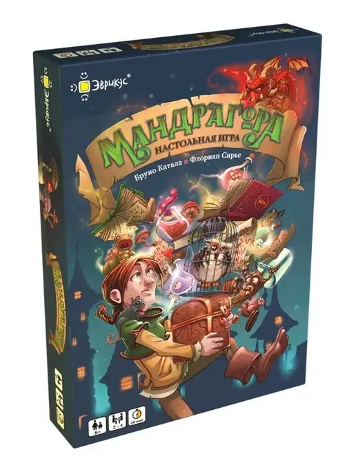 Эврикус Настольная игра "Мандрагора" для 2-4 игроков от 8 лет, вариант