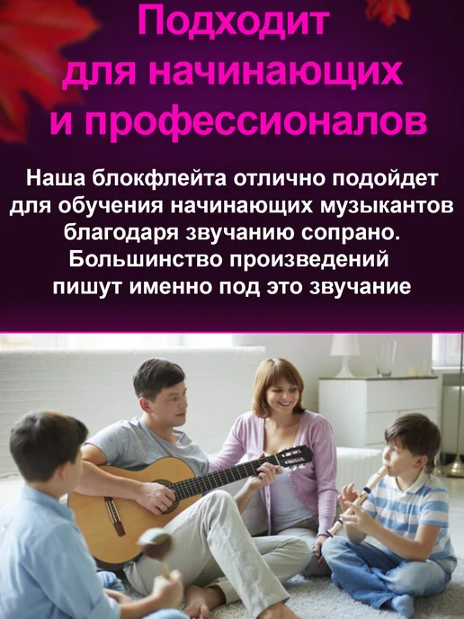 Check POINT Блокфлейта сопрано - музыкальный инструмент для детей, бежевый, фото 6