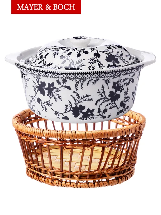 Жаровня круглая с крышкой 18 см - фото 6