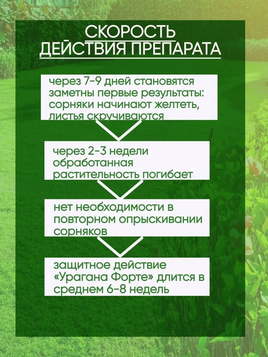 Средство от сорняков Ураган Форте от сорняков гербицид против сорных 1л  77339247 купить в интернет-магазине Wildberries