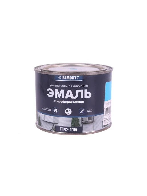 PROREMONTT Эмаль ПФ-115 голубой 0.5кг, 0,5 кг
