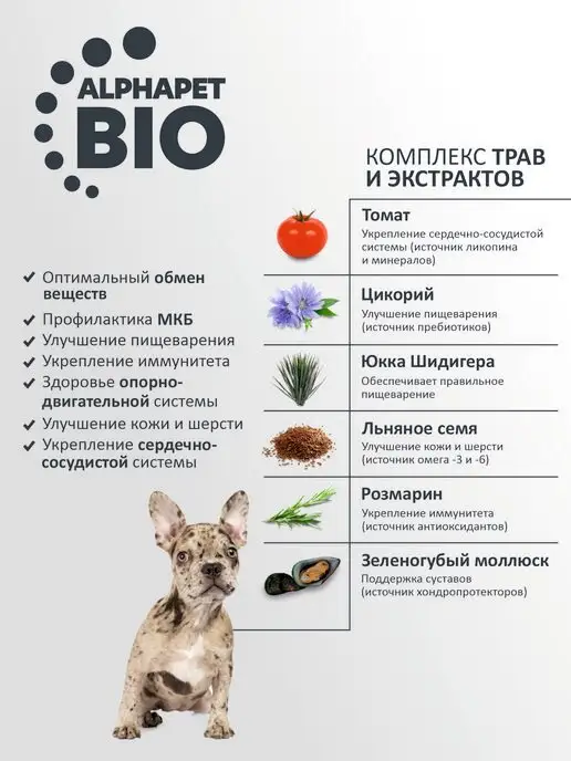 Сухой корм AlphaPet для собак, крупные, щенки, говядина, 0,9 кг, фото 6
